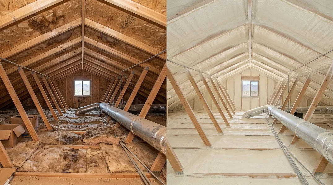 Result spray foam insulation in El Paso - El Paso Spray Foam Insulation